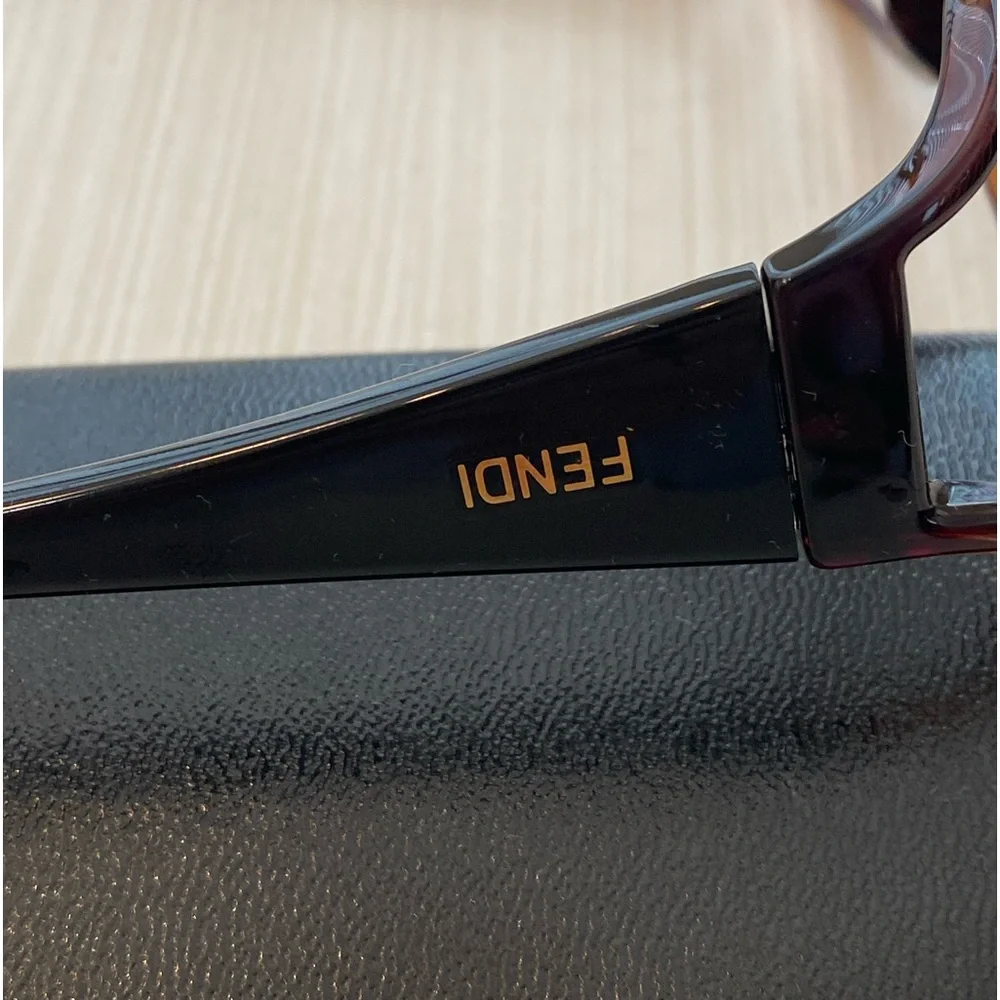 Fendi Unisex Brown Eyeglasses